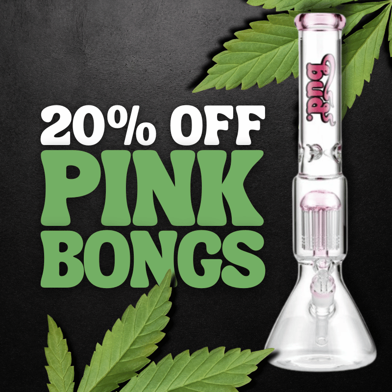 420 Day Sale - 20% Off Pink Bongs