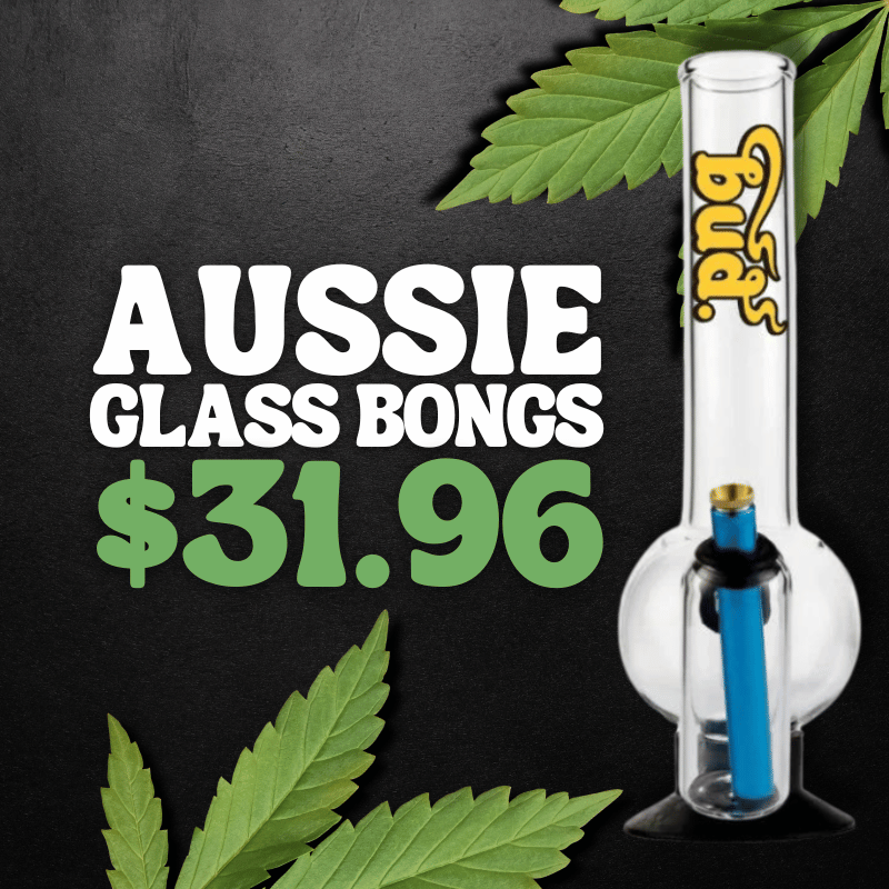 420 Day Sale - Aussie Glass Bongs From $31.96