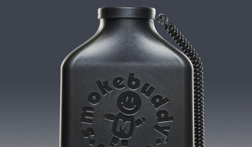 A black MEGA Smoke Buddy Personal Air Filter