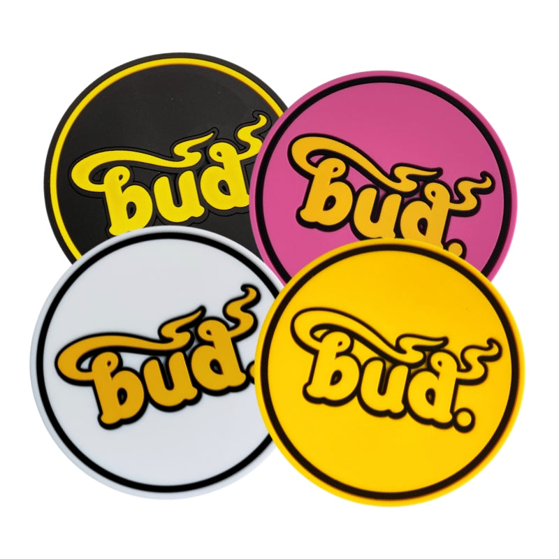 Bud Bong Coaster Bundle (4 Pack) Glass Bongs Australia