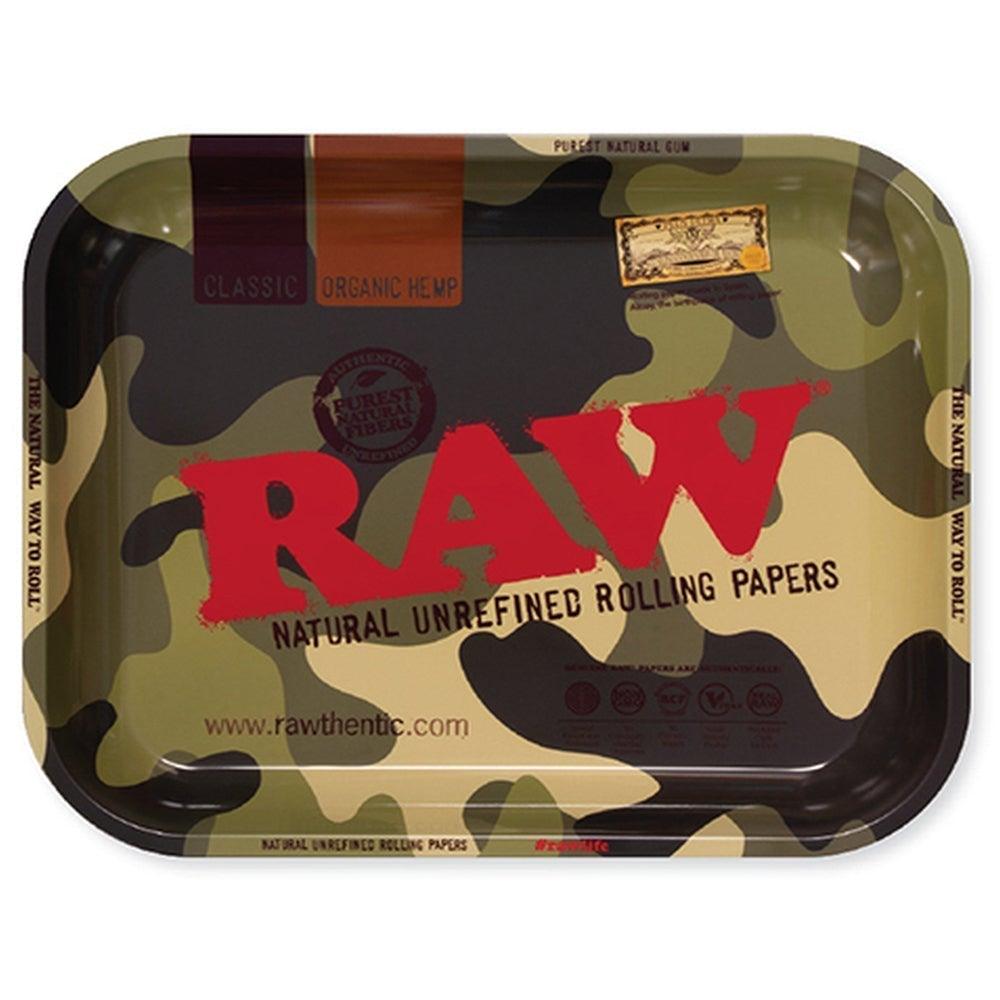 RAW Camo Metal Rolling Tray - Large-