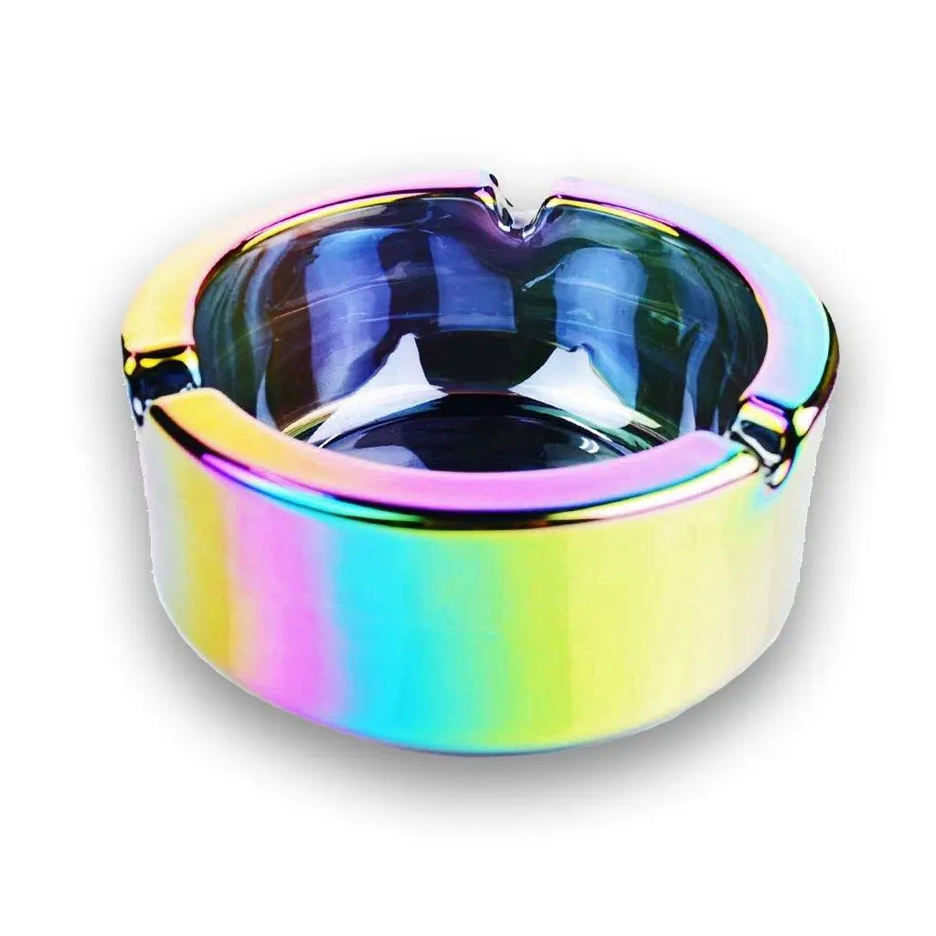 Rainbow Glass Ashtrays-SolidRainbow