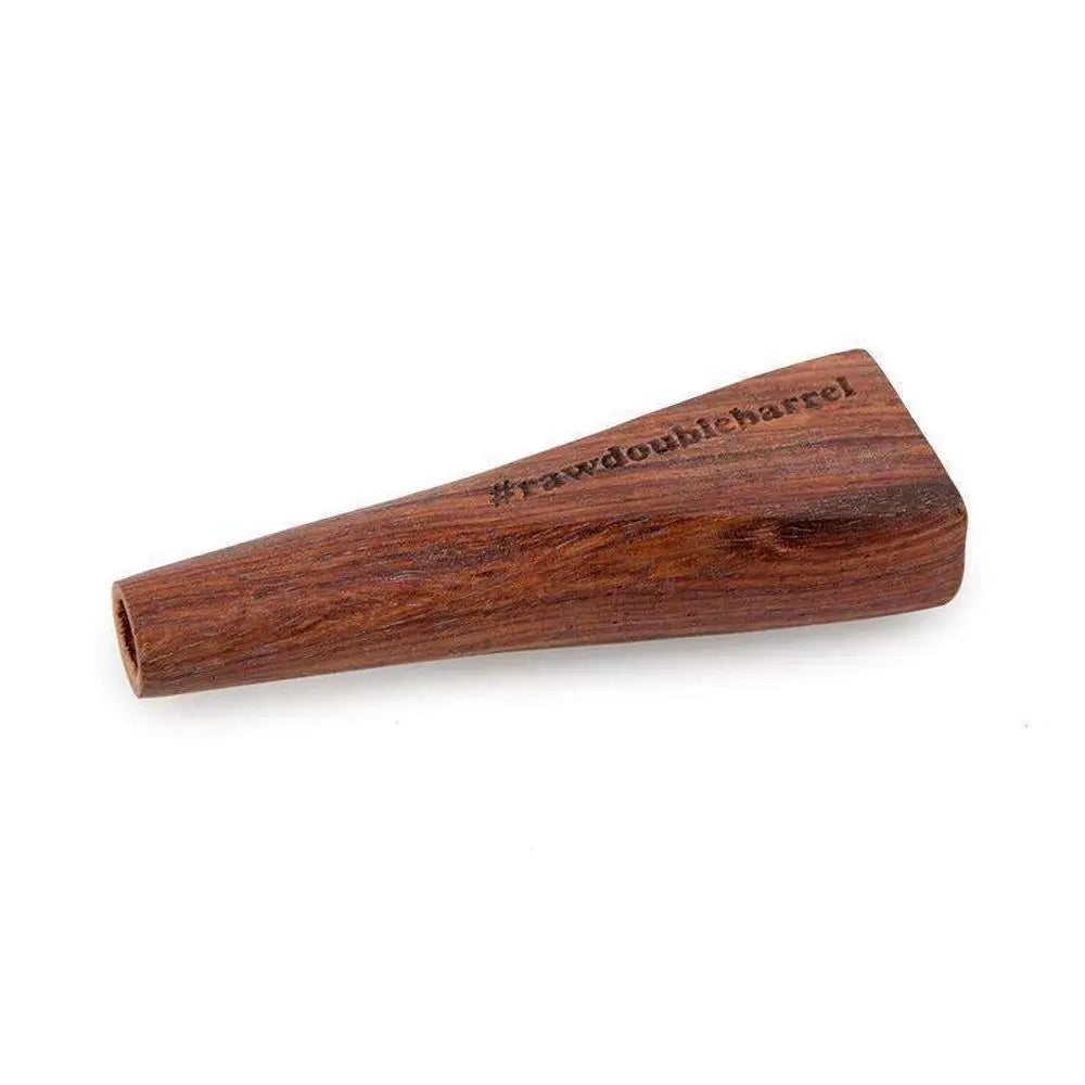 Raw Wooden Double Barrel Paper Holder - King Size (eBay)-
