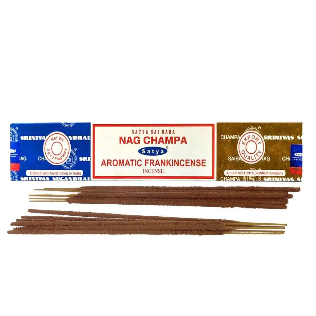 Satya Nag Champa Dual Incense Sticks 16g-AROMATICFRANKINCENSE