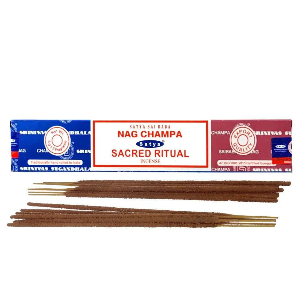 Satya Nag Champa Dual Incense Sticks 16g-SACREDRITUAL