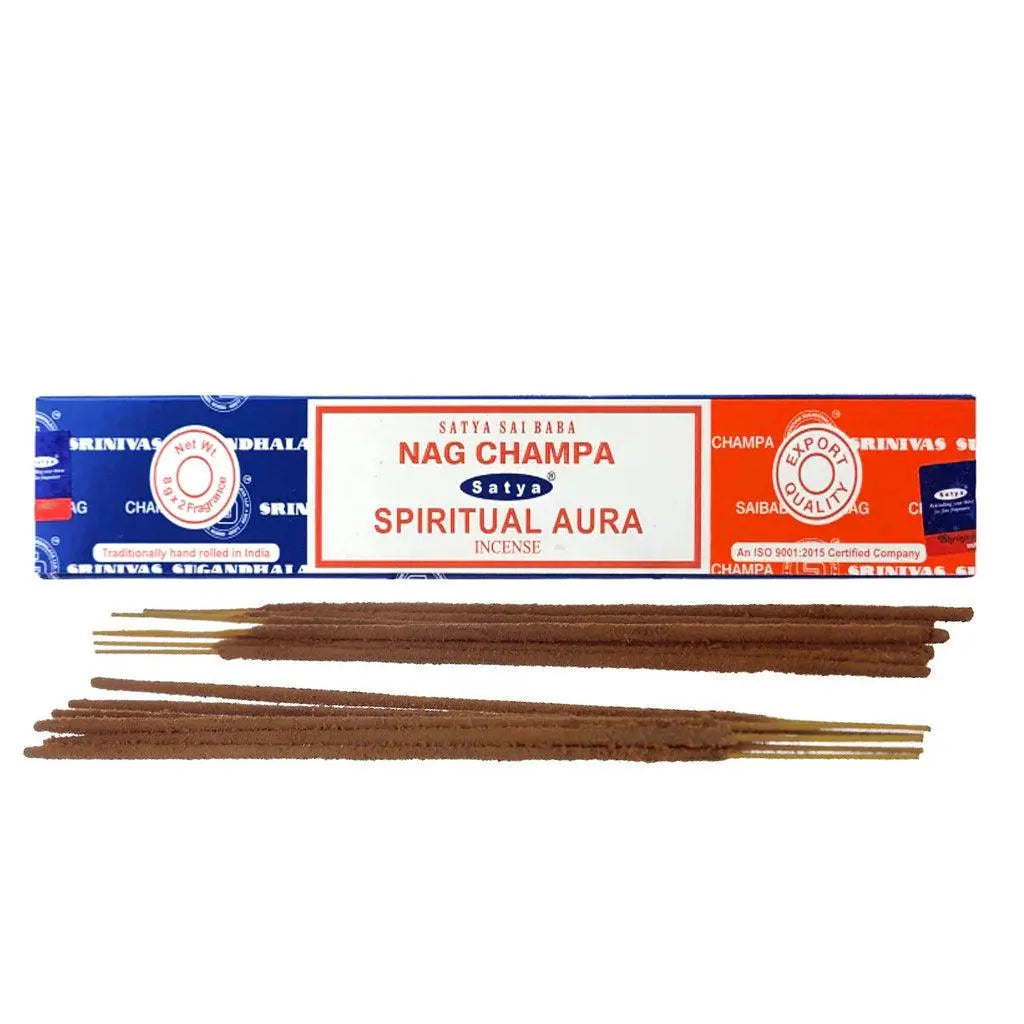 Satya Nag Champa Dual Incense Sticks 16g-SPIRITUALAURA