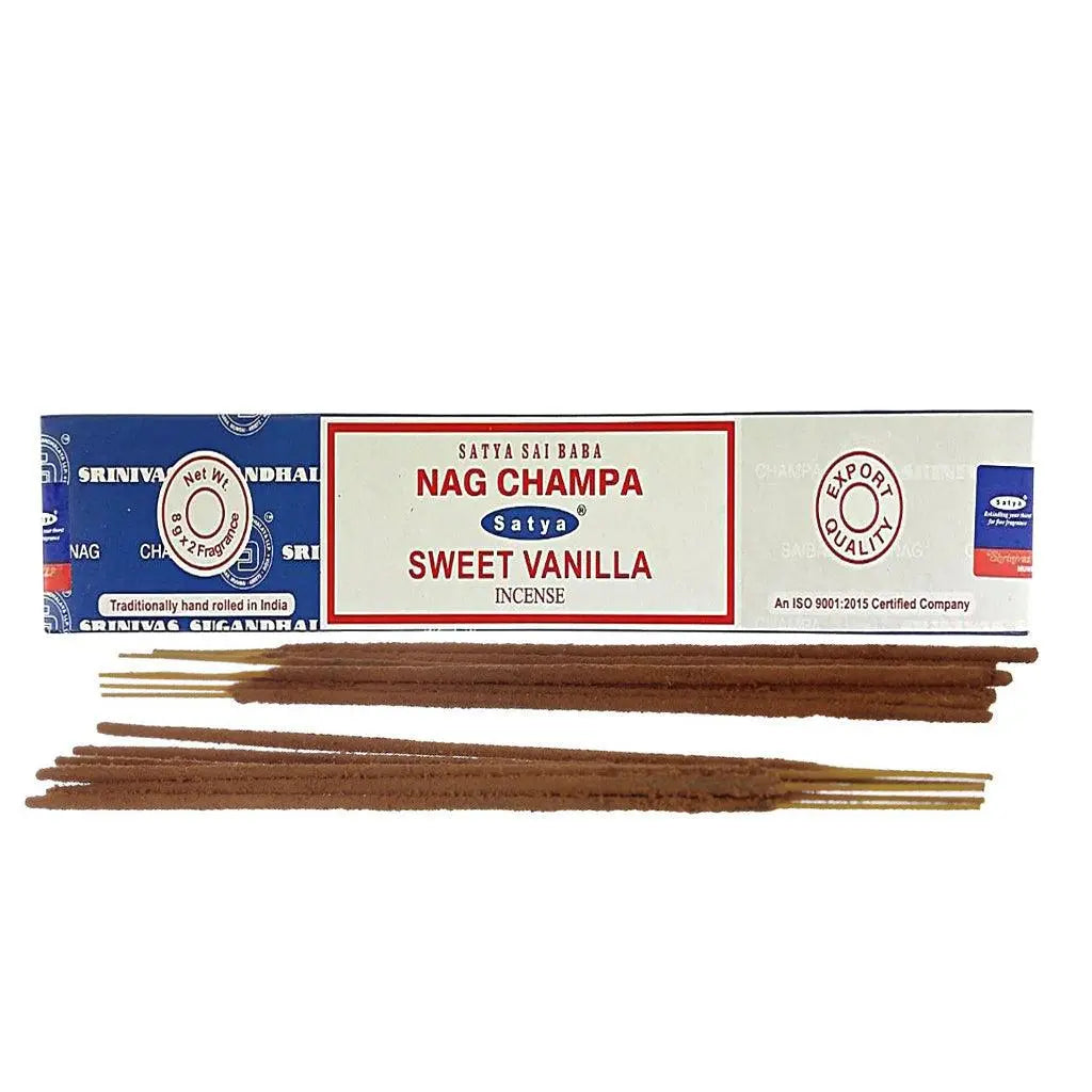Satya Nag Champa Dual Incense Sticks 16g-SWEETVANILLA