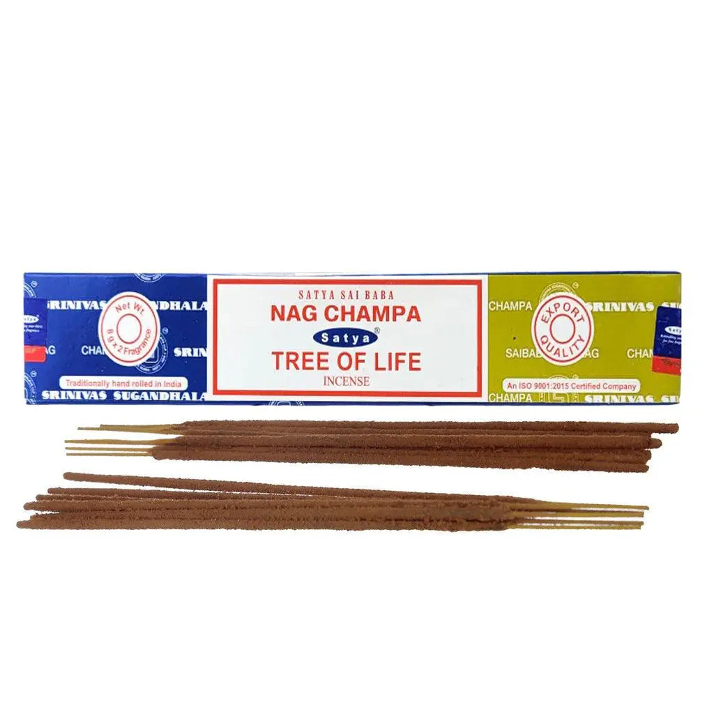 Satya Nag Champa Dual Incense Sticks 16g-TREEOFLIFE