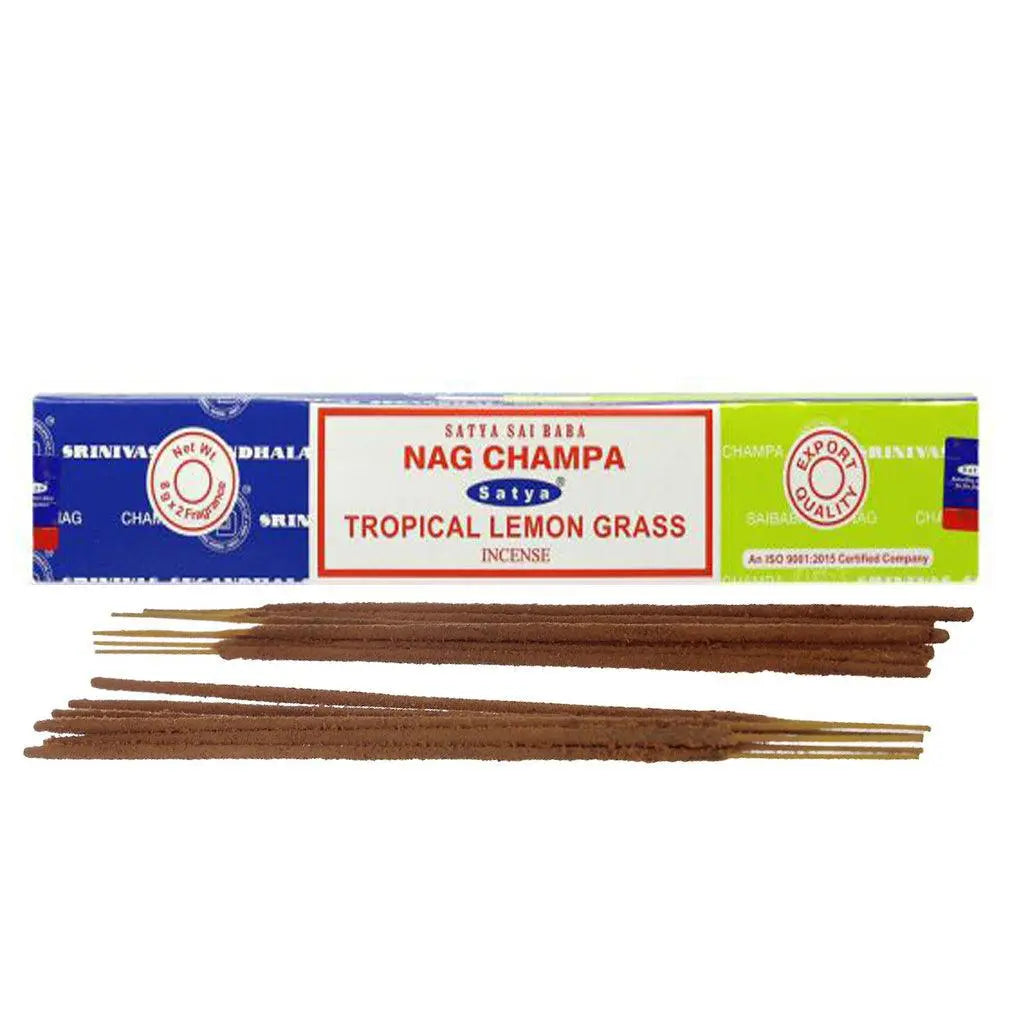 Satya Nag Champa Dual Incense Sticks 16g-TROPICALLEMONGRASS