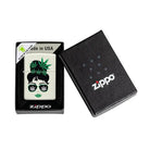 Zippo Cannabis Girl Glow in the Dark Matte Lighter-