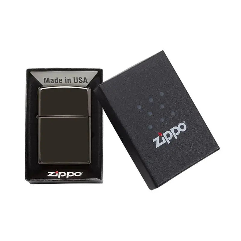 Zippo Classic High Polish Black Lighter-