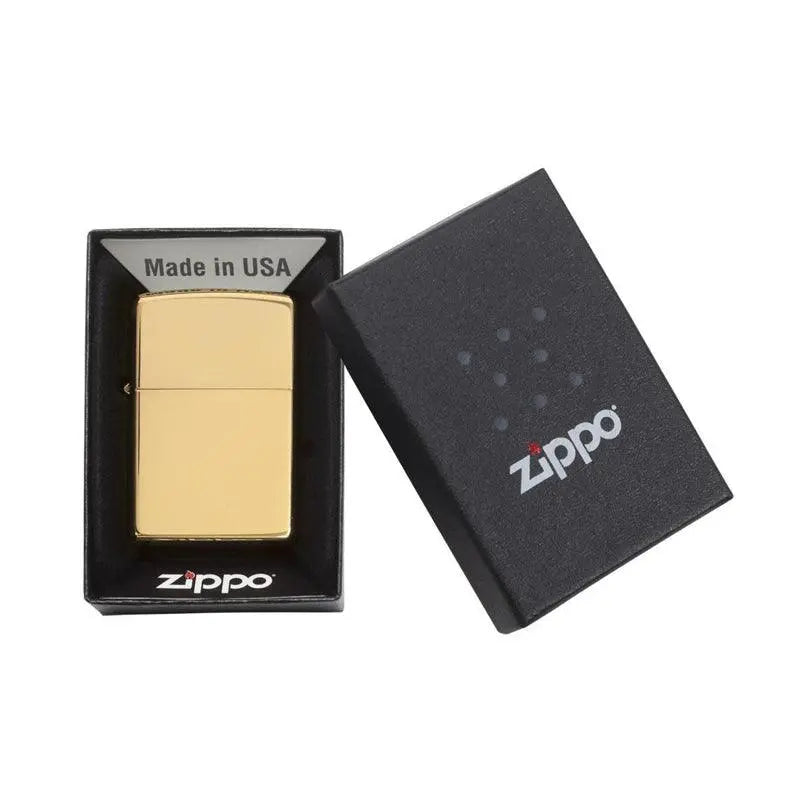 Zippo Classic High Polish Brass Lighter-