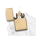 Zippo Classic High Polish Brass Lighter-