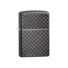 Zippo Grey Iced Carbon Fibre Lighter-