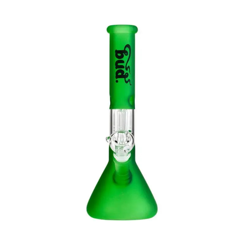 Bud Fluoro Tree Percolator Bong 28cm - Green-