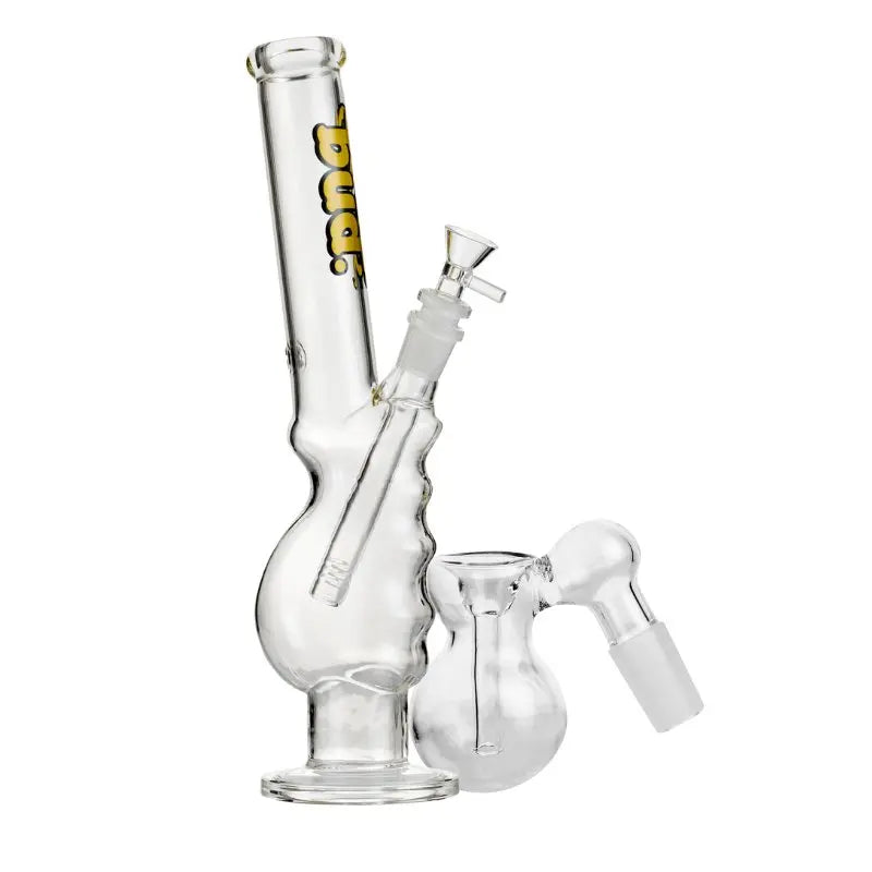 Bud Gripper Bong Bundle-Clear-Bulb-Ash-Catcher-Clear