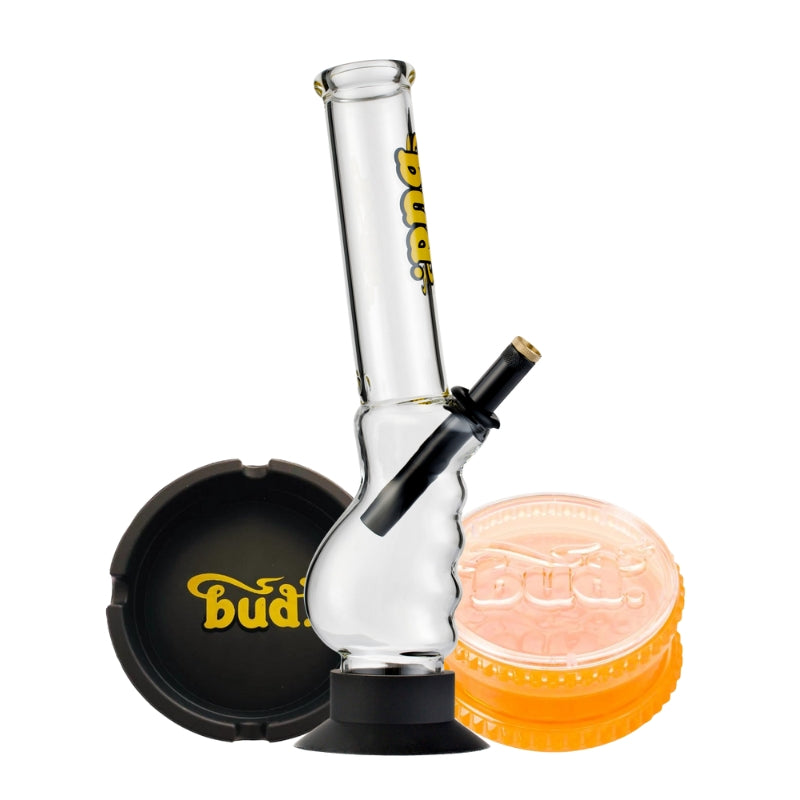 Bud Gripper Bong Bundle (Copy)-Black-Orange