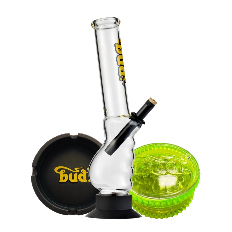 Bud Gripper Bong Bundle (Copy)-Black-Yellow