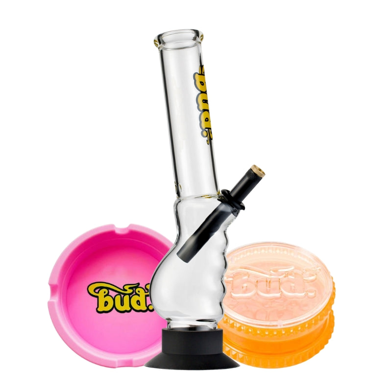 Bud Gripper Bong Bundle (Copy)-Pink-Orange