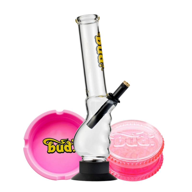 Bud Gripper Bong Bundle (Copy)-Pink-Pink