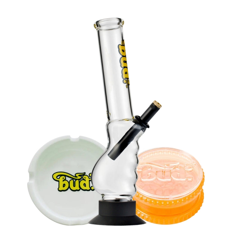 Bud Gripper Bong Bundle (Copy)-White-Orange