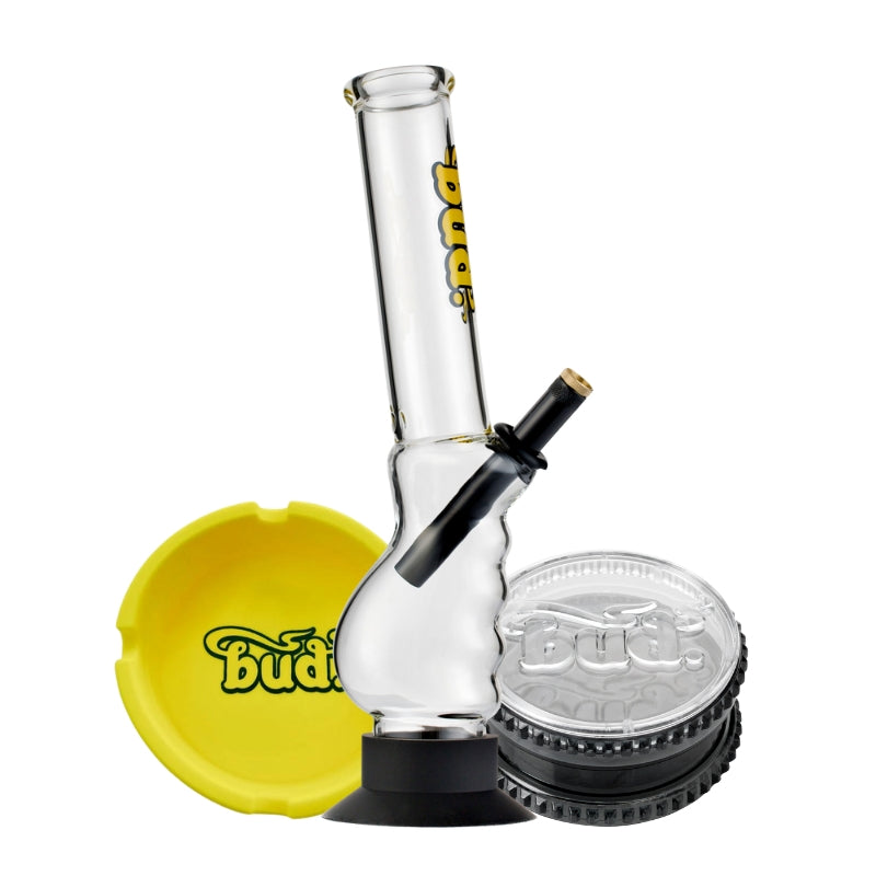 Bud Gripper Bong Bundle (Copy)-Yellow-Black