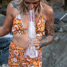 Bud Matrix Percolator Bong 40cm - Pink-