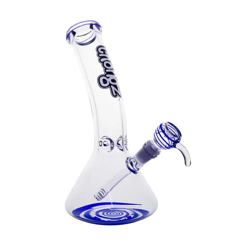 Chongz Goosebump Diffuser Ice Glass Beaker Bong 30cm - Blue-
