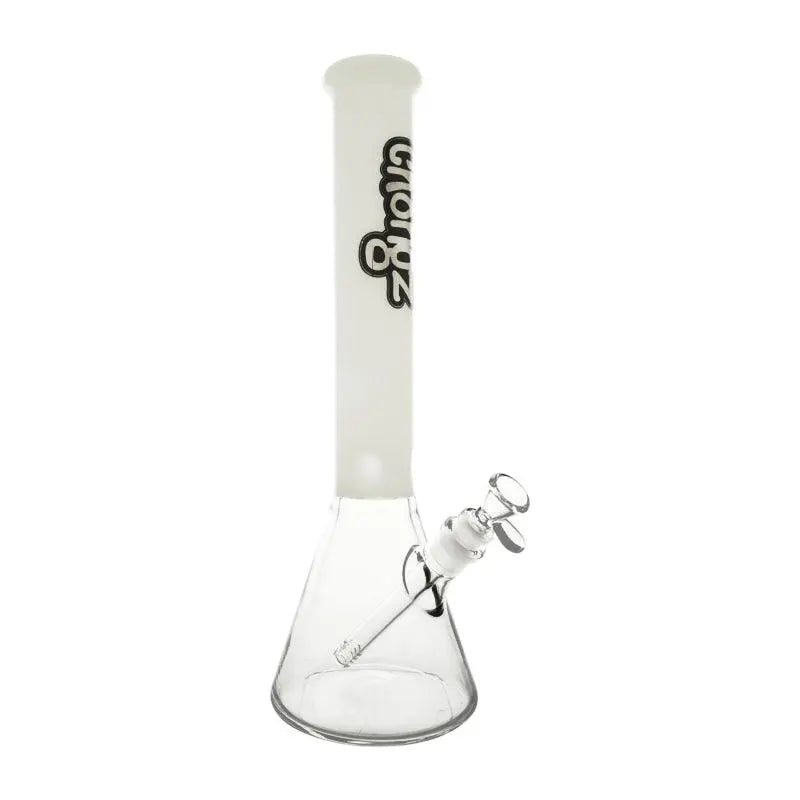 Chongz Parachute Club Beaker Bong 40cm - Ice White-