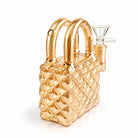 Glass Handbag Bong 13cm - Gold (Copy)-