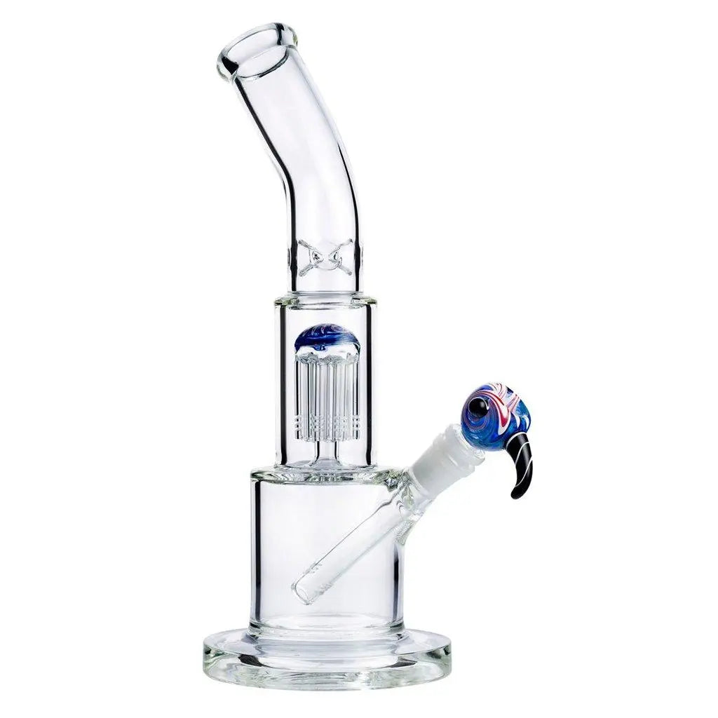 Heavyweight Percolator Glass Bong 25cm-