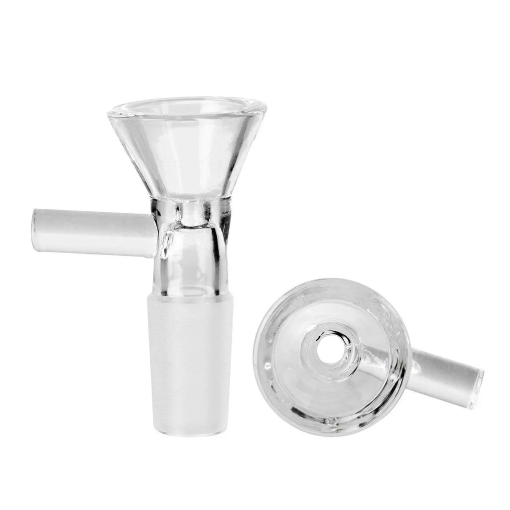 Tab Handle Glass Cone Piece 14mm-Clear