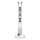 ROOR Straight Tube Bong 45cm - Black & White-