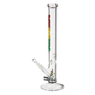 ROOR Straight Tube Bong 45cm - Rasta-