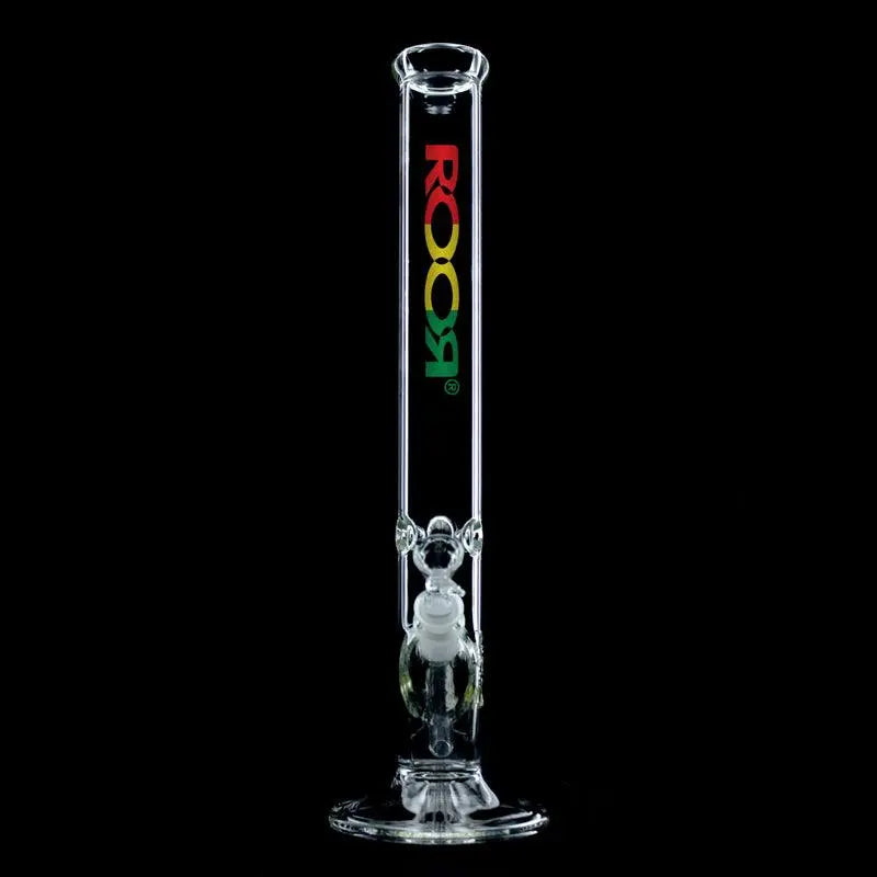ROOR Straight Tube Bong 45cm - Rasta-