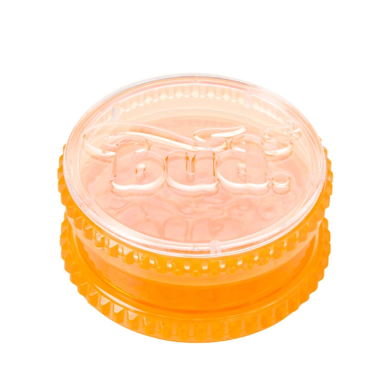 Bud 2-Part Acrylic Grinder 50mm - Orange-