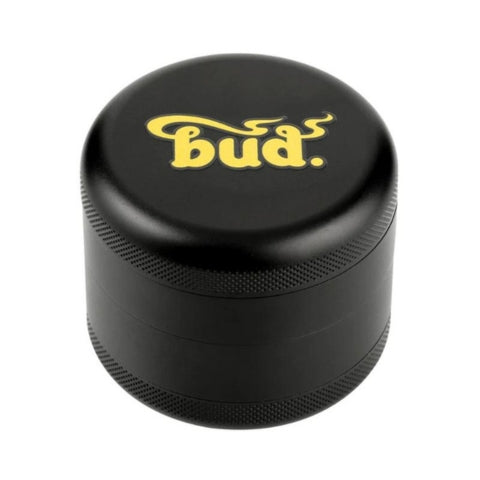 Bud 4-Part Aluminium Grinder 60mm - Black