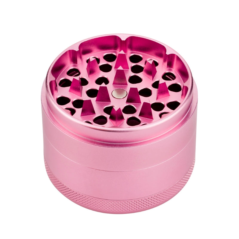 Masher Aluminium Grinder 4-part Silver 53mm