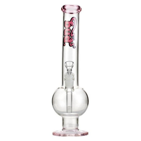 Bud Bent Bubble Bong 33cm - Pink
