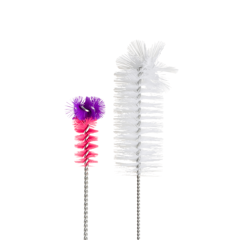 Bong Cleaning Brushes (2 Pack)-Pink-Purple-White