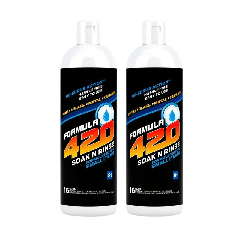 Formula 420 - Soak-N-Rinse Glass Bong Cleaner (473ml)-2Pack