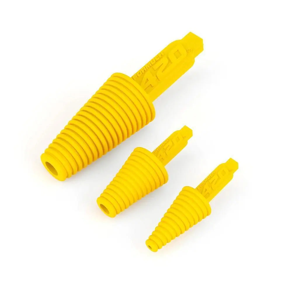 Formula 420 Silicone Cleaning Plugs (3 Pack)-Yellow