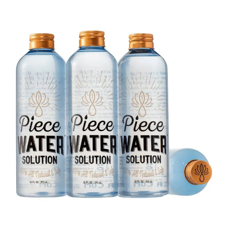 Piece Water Solution - All Natural Bong Water & Cleaner Alternative (355ml)-4Pack