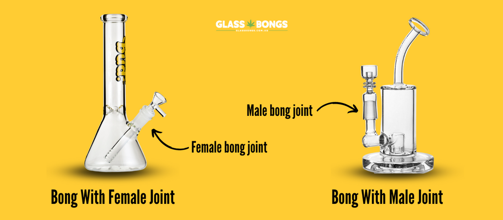 Comparing a bong's female joint to a male joint