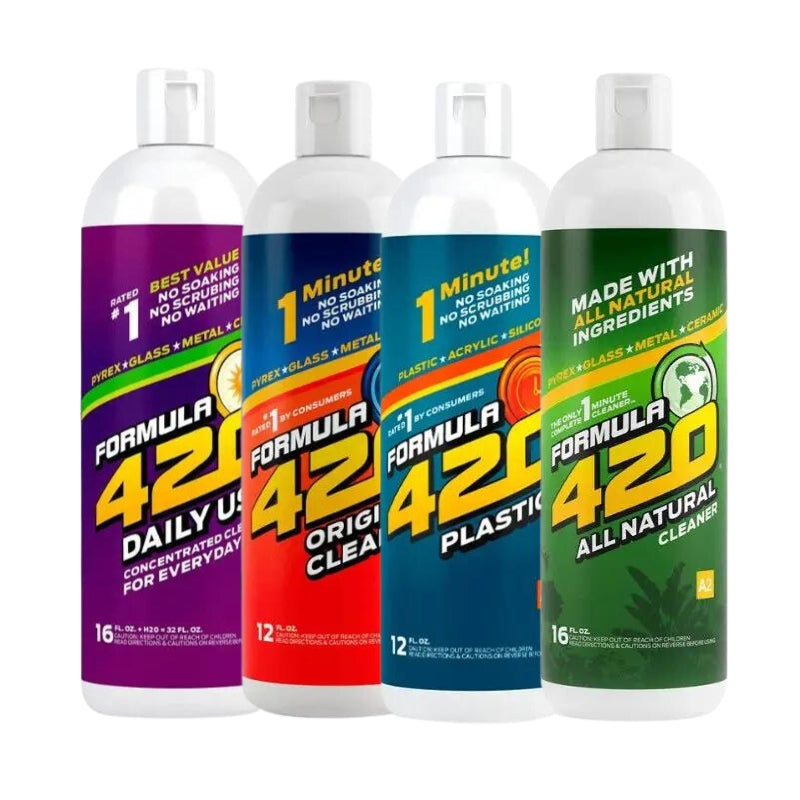Formula 420 Bong Cleaner Variety Bundle (4 Pack)-