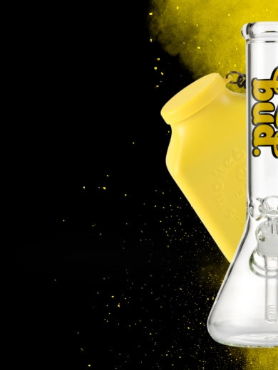 Free Smoke Buddy With Bud Beaker Bong 33cm