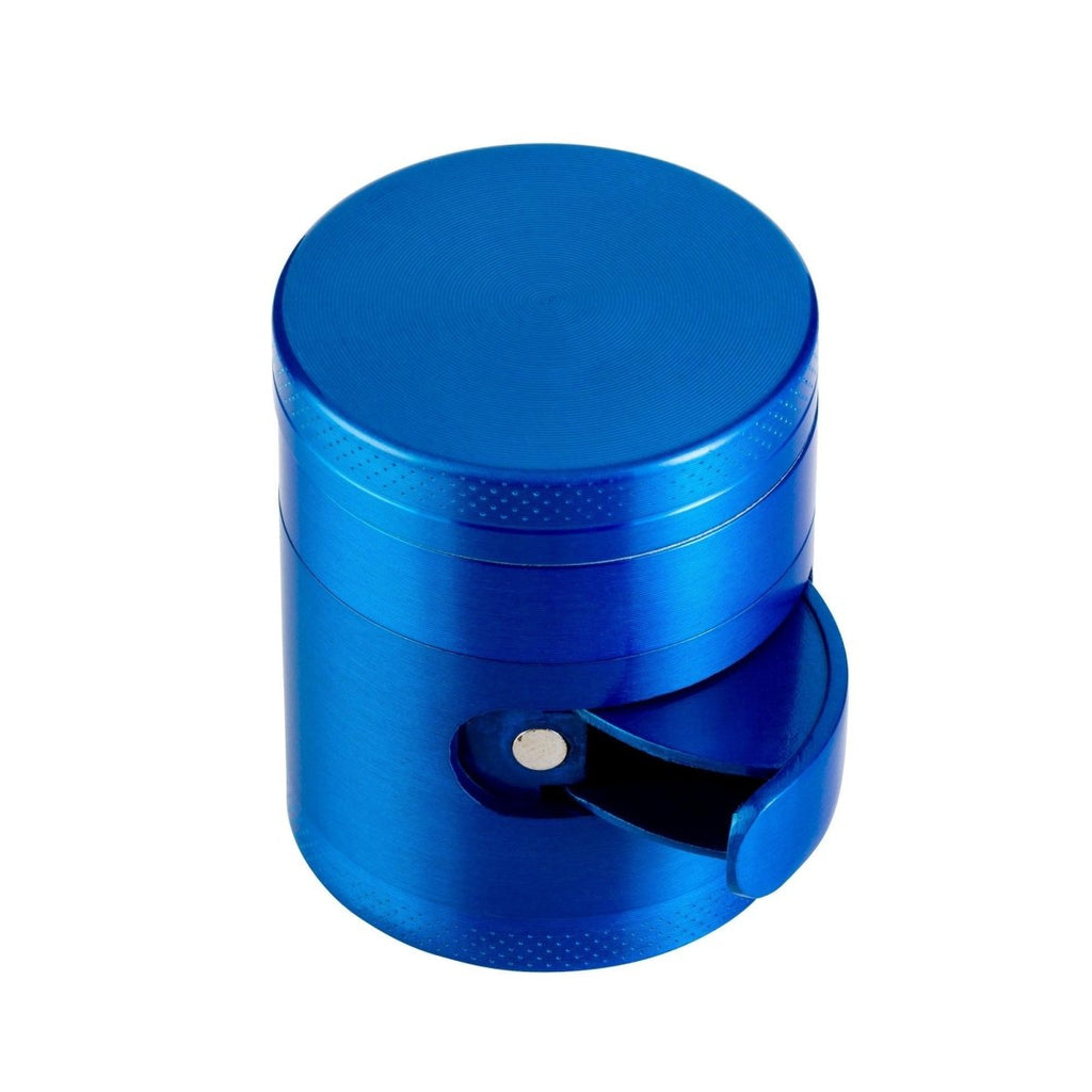 Side Dispenser 4 Part Grinder 40mm-Blue