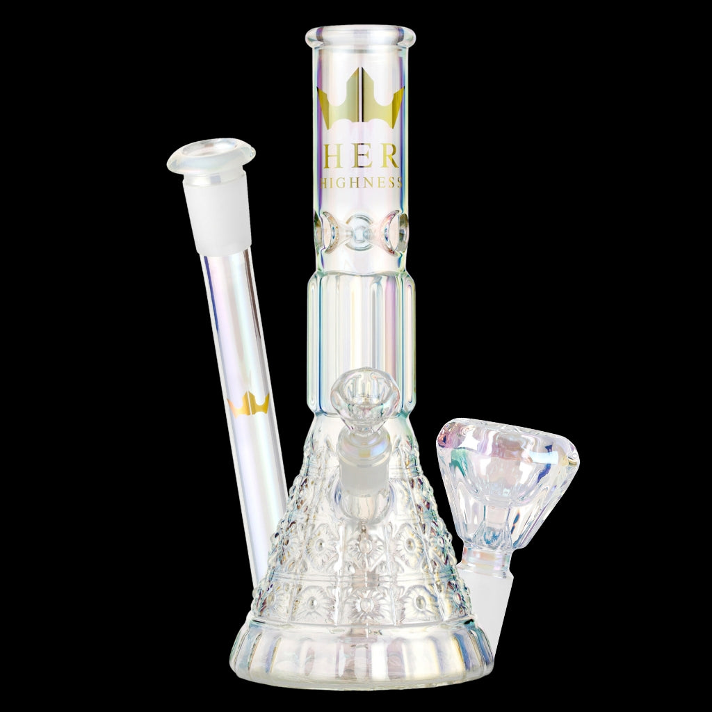 Her Highness III Glass Bong, Downstem and Cone Piece