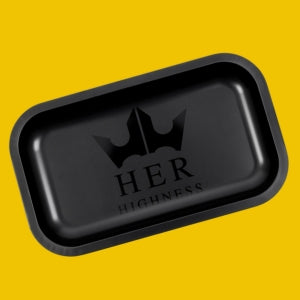 Her Highness III Matte-Black Rolling Tray