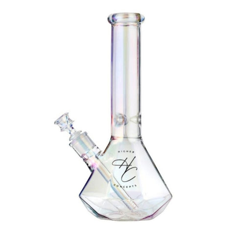 Higher Concepts Diamond Bong 33cm - Iridescent